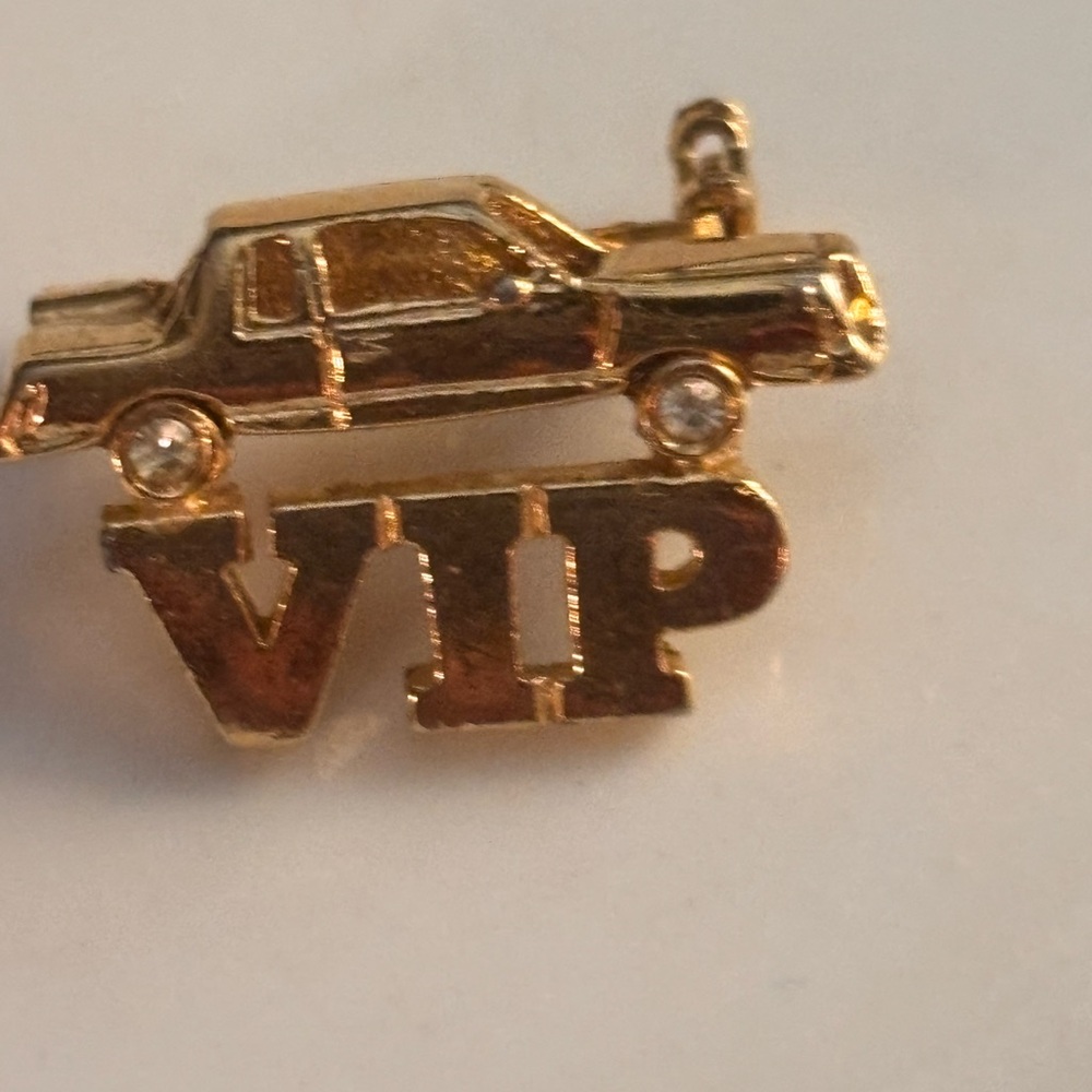 Monte Carlo Vintage Gold Plated Tie/Hat Pin